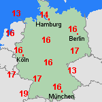 Vorhersage Fr, 01.11. Deutschland